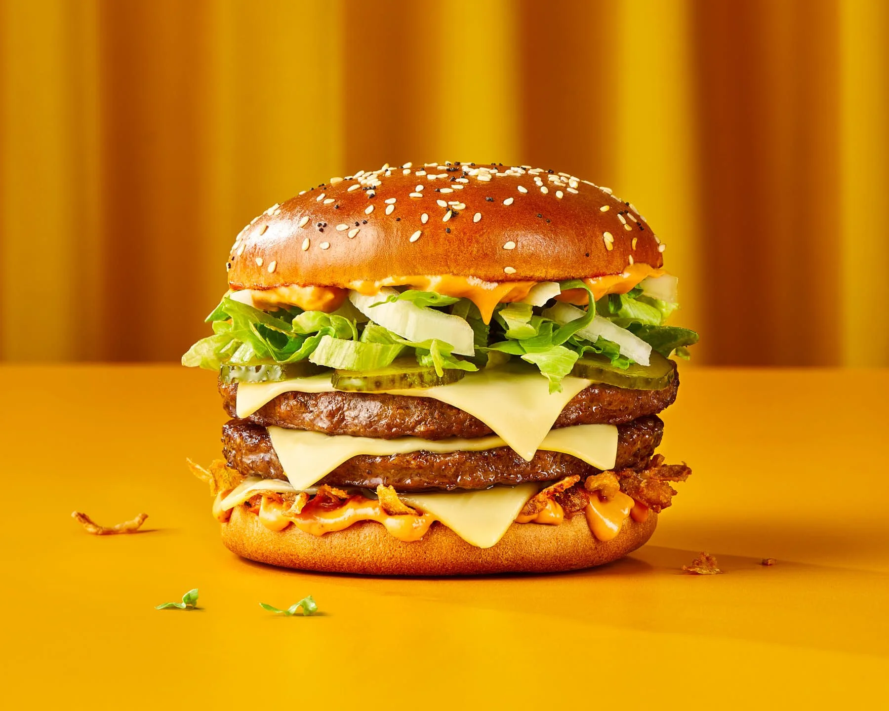 Ryan Ball food photographer — McDonald's Big Arch Burger still life, commercial food photography London and South West
