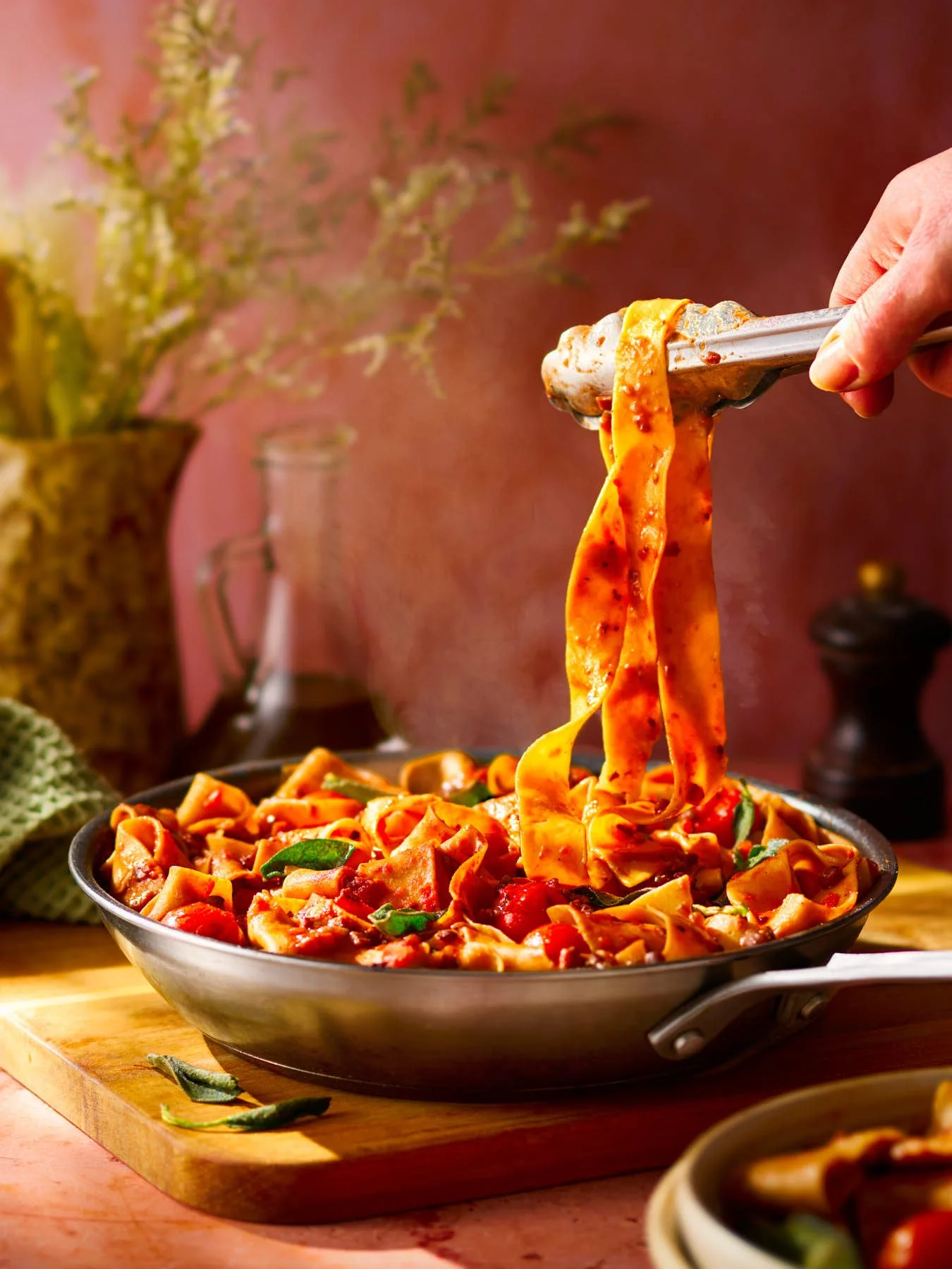 Ryan Ball Photography — Italian pasta lifestyle shot, food photographer London