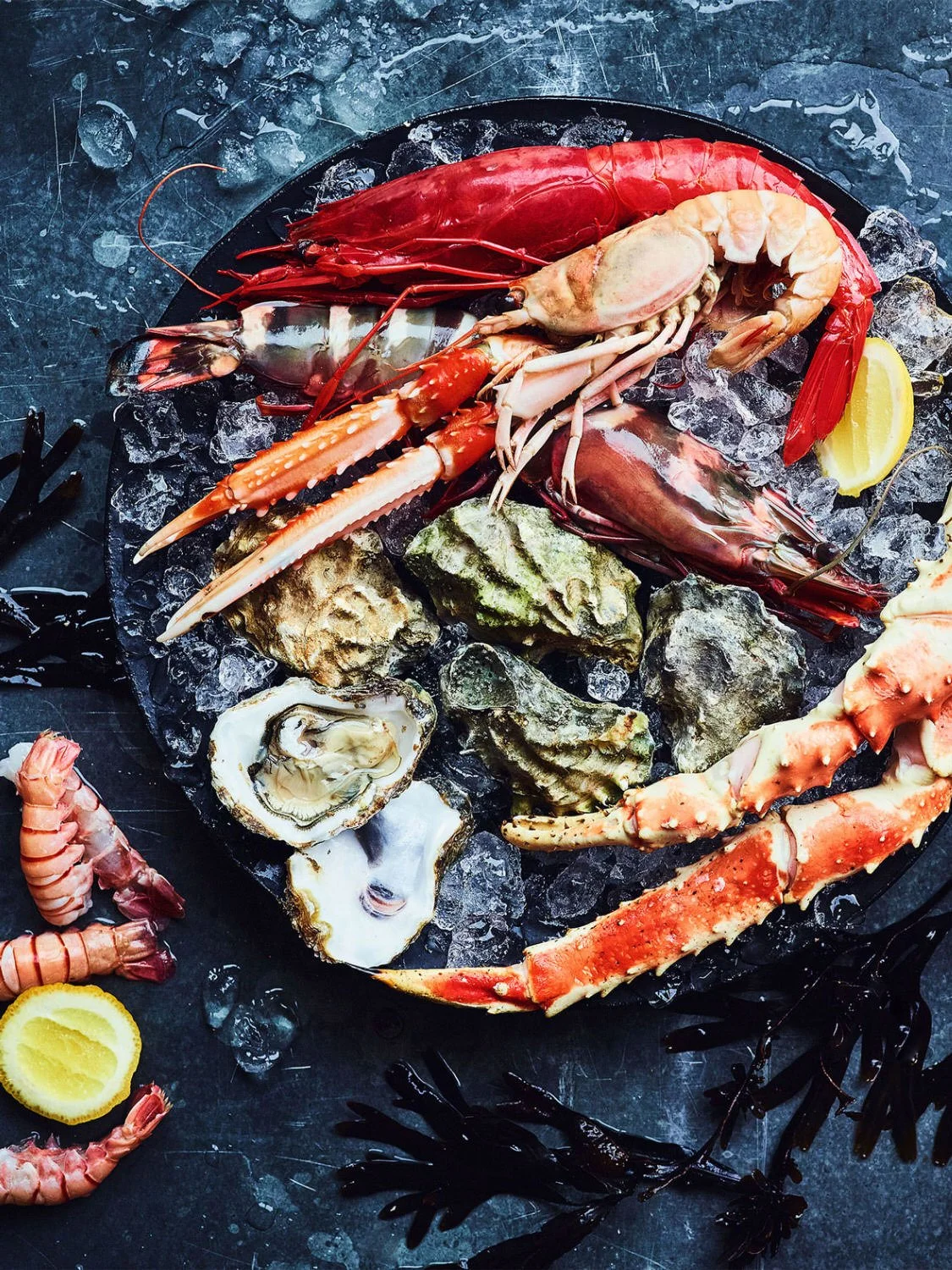 Ryan Ball food photographer — crab and seafood still life, commercial food photography London