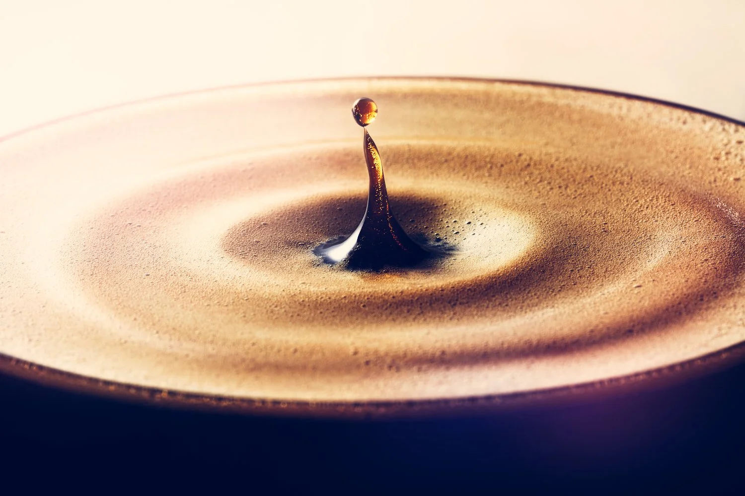 Ryan Ball Photography — coffee splash still life, commercial food photographer London and South West