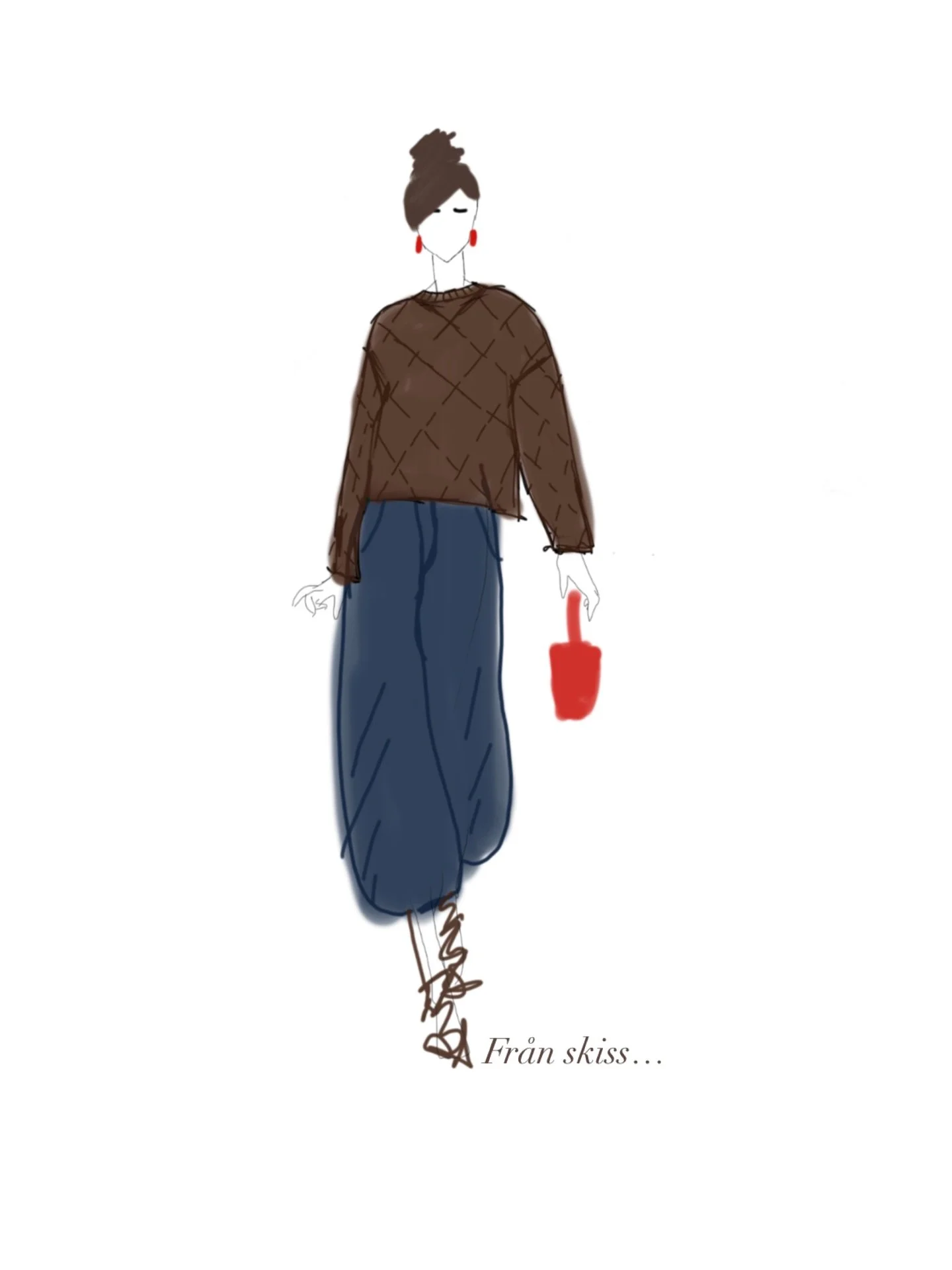 En ny tr&ouml;ja in i garderoben! M&ouml;nster kommer om ett tag🧶
S&aring; kul att se ens id&eacute;er och skisser bli f&auml;rdiga designs 🥰

#knitting #knittingpatterns #knit