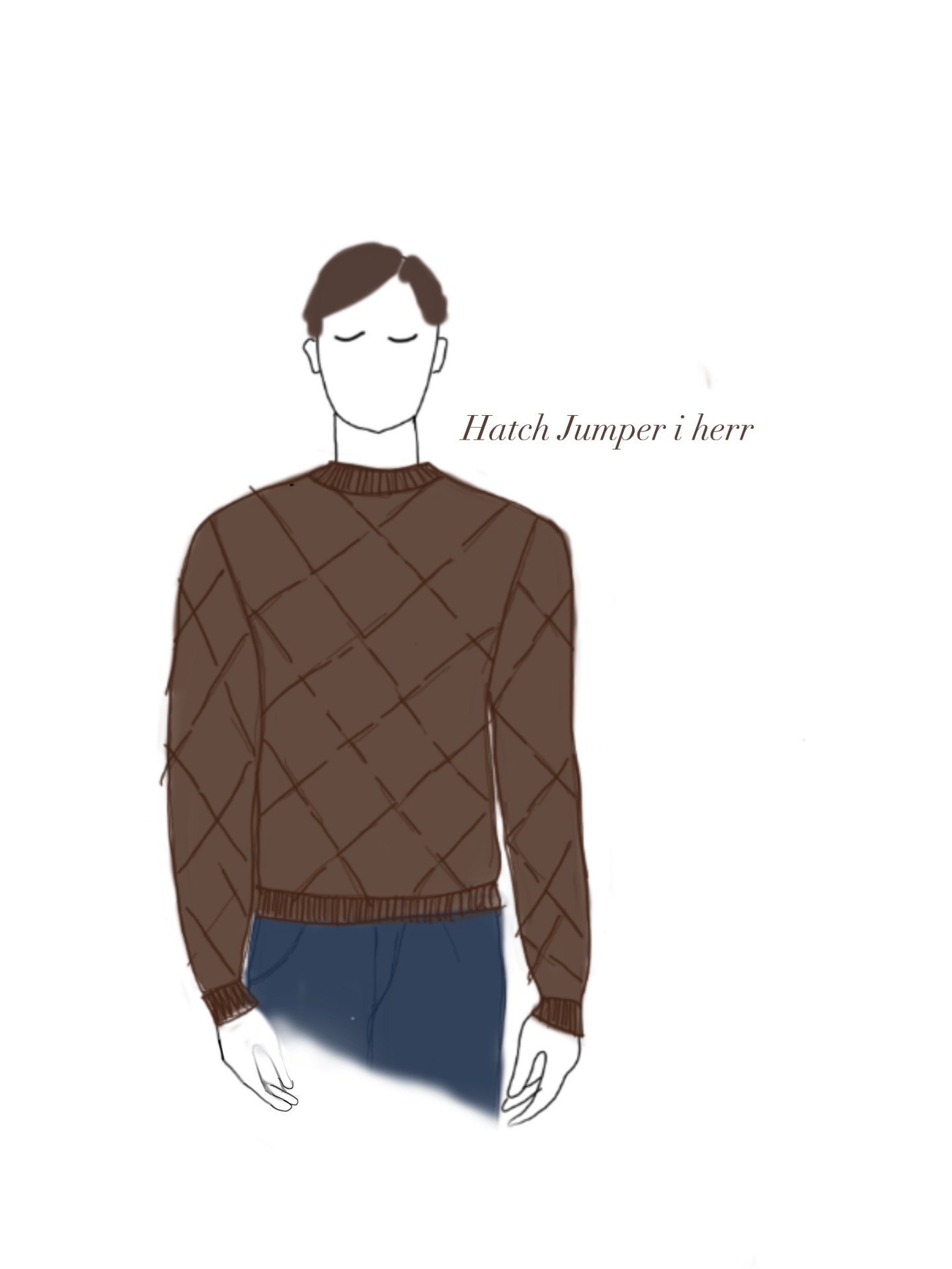 Det blir en Hatch Jumper i herrmodell ocks&aring;. N&aring;got mer &aring;tsittande och dubbelvikt hals 🥰 

Det tog mig n&aring;gra f&ouml;rs&ouml;k att f&aring; ihop halsringningen men till slut s&aring; blev det bra 😅🧶

#knitt #knitting #knittin