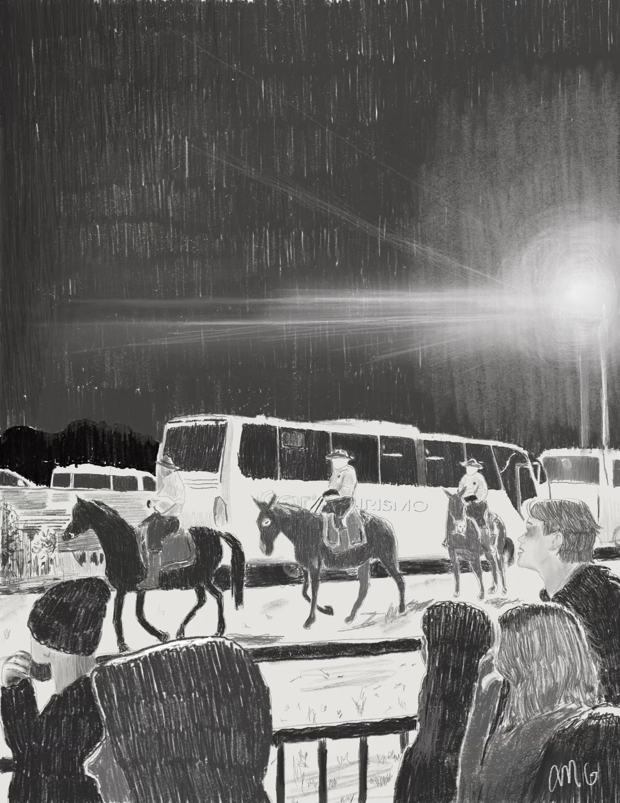 The end of the night at Estereo Picnic in Colombia.
