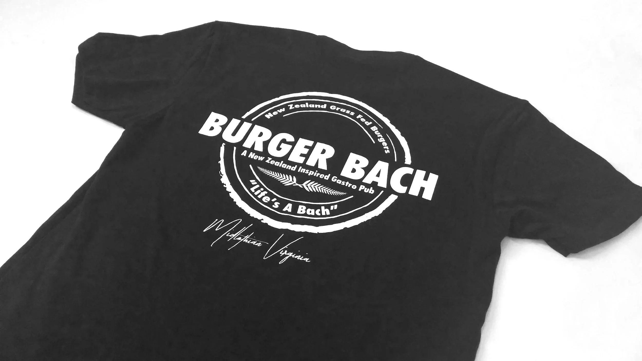 Burger Batch Staff T-shirts Printed in Richmond Virginia Customade Shirt printing