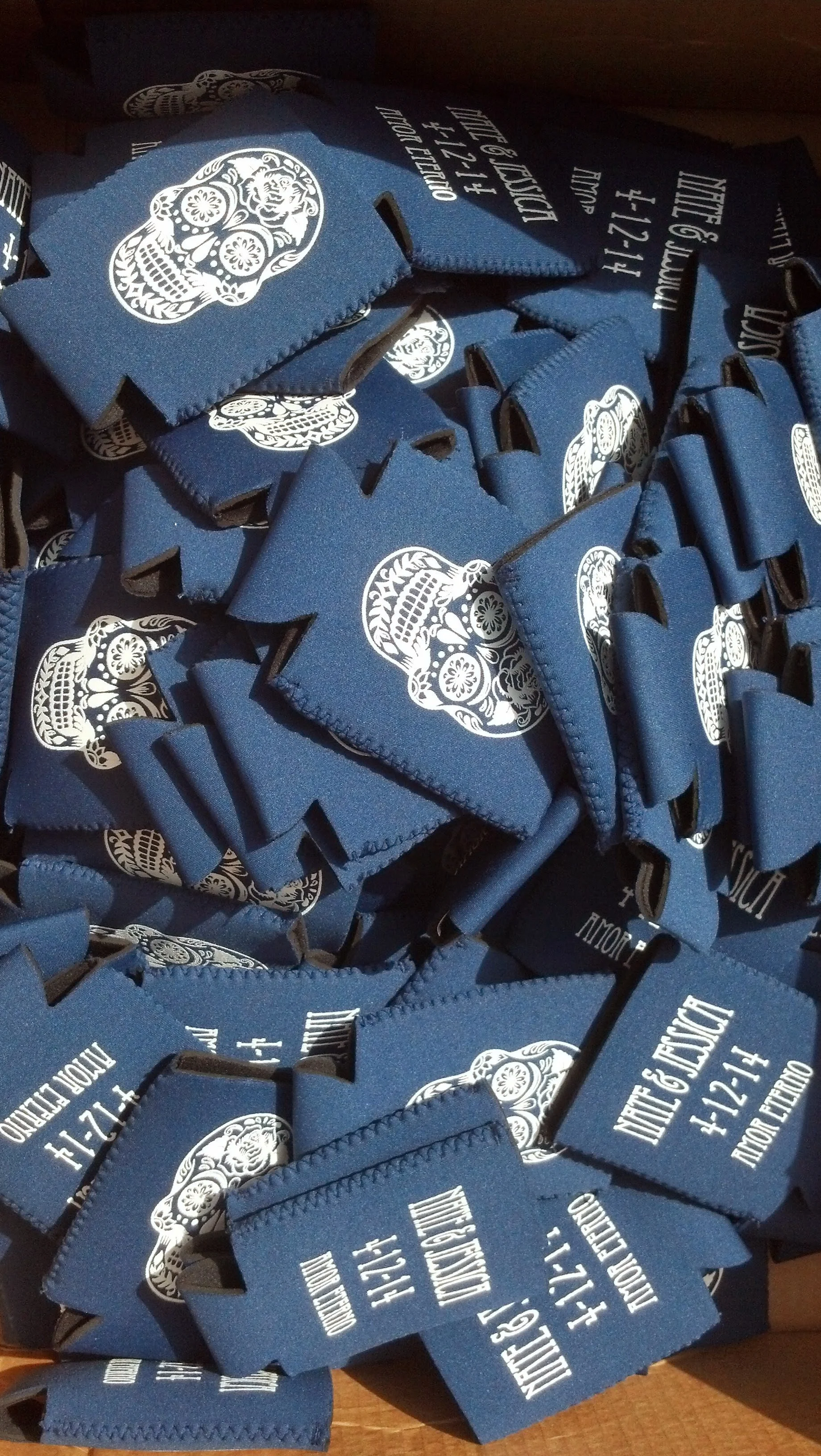 Scuba Material Koozie Custom Printed Drink Koozies Printed by Customade Richmond Virginia