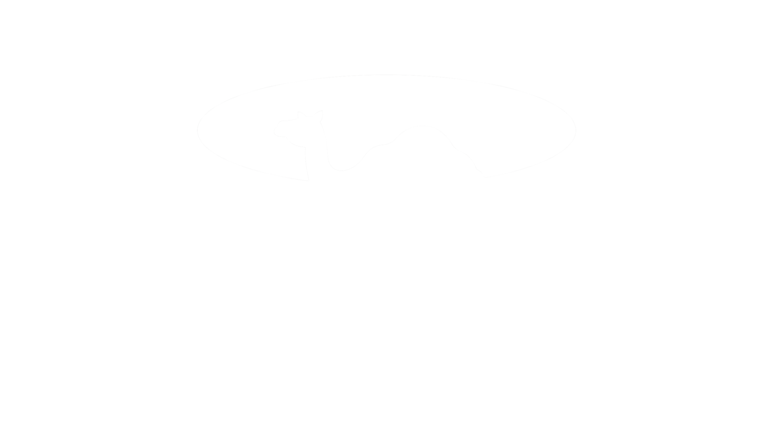 Silhouette of a person in a camel costume standing on stage and speaking into a microphone with a screen displaying a cartoon camel in the background.