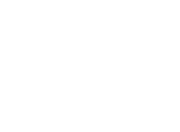 A white logo with a stylized tower or building inside a circular border, set against a black background.