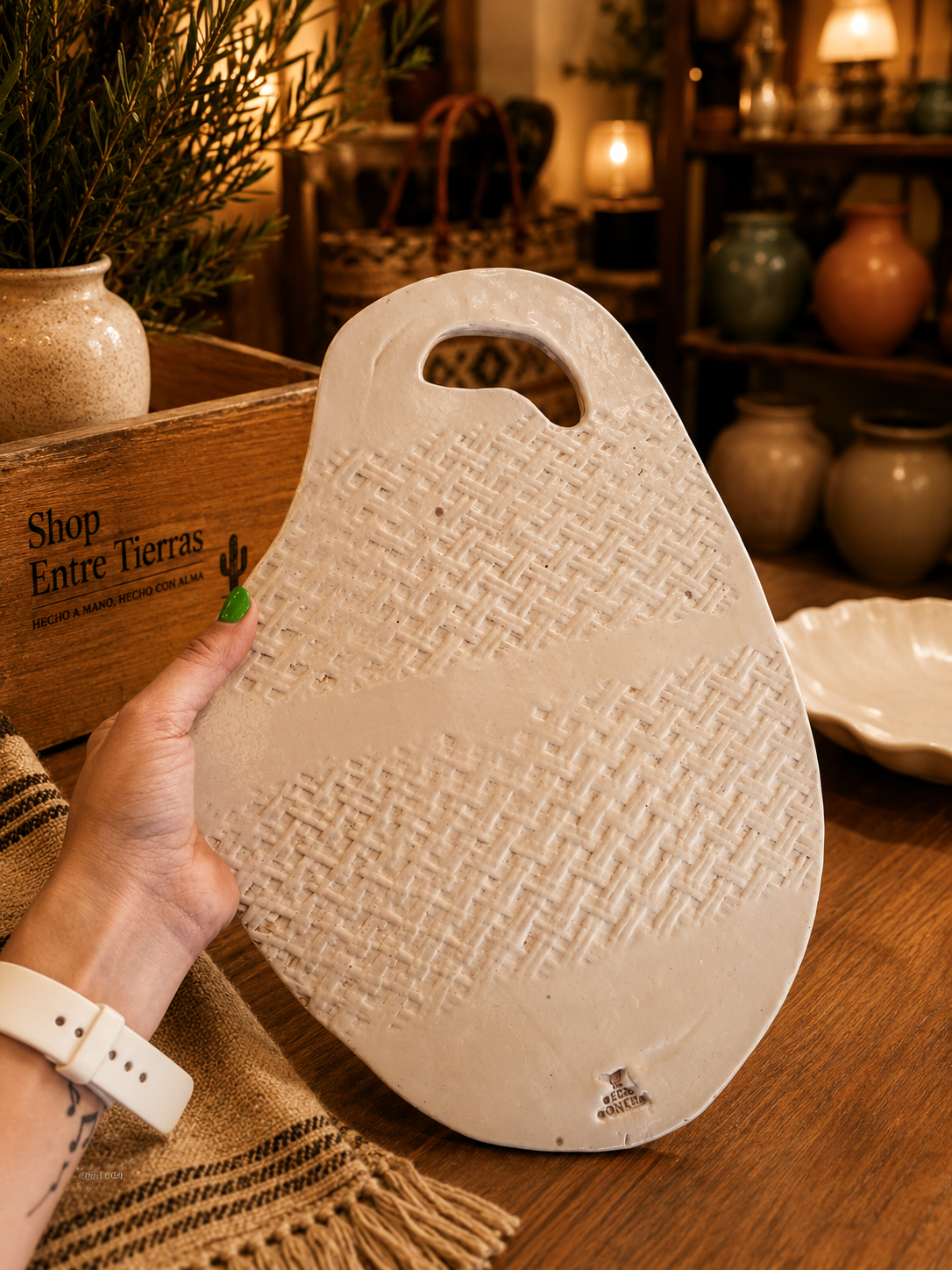 Tabla "Lino Blanco"