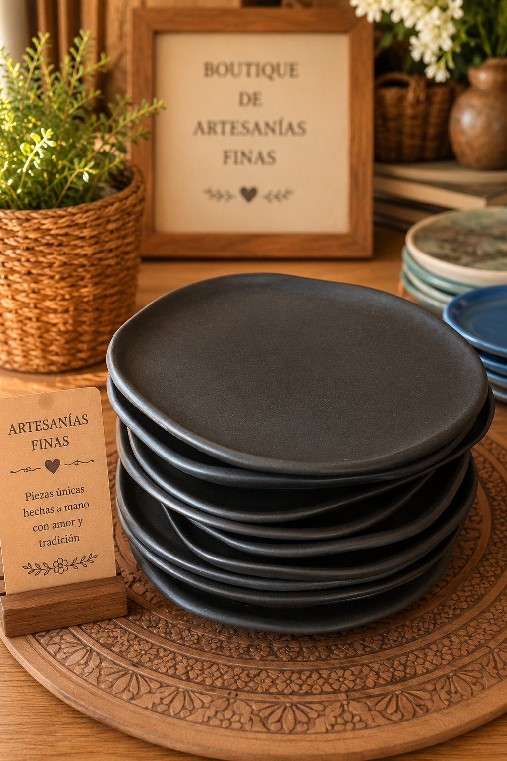 Platos SET “NOCHE OBSIDIANA”