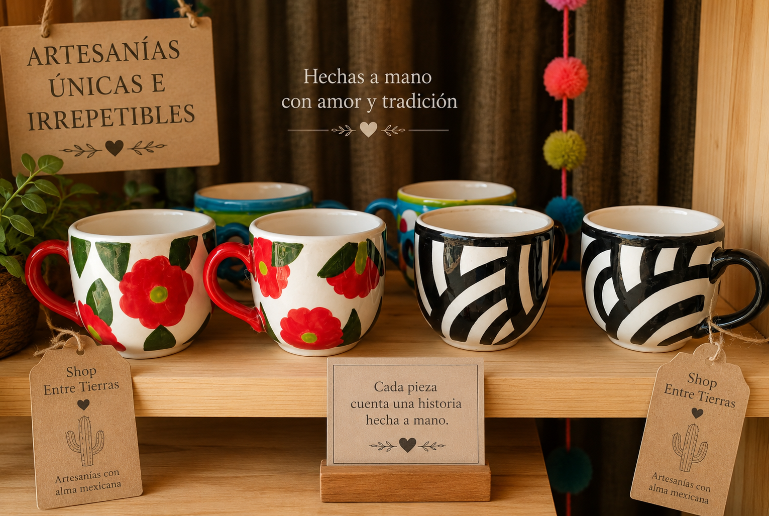 Tazas Artesanales con Alma Mexicana
