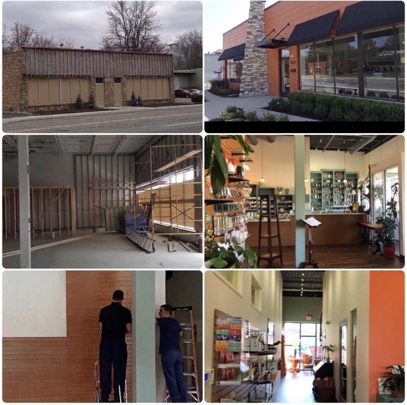 Process images of various office redesigns