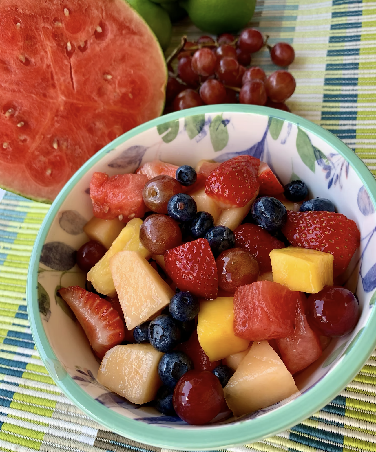Honey Lime Fruit Salad