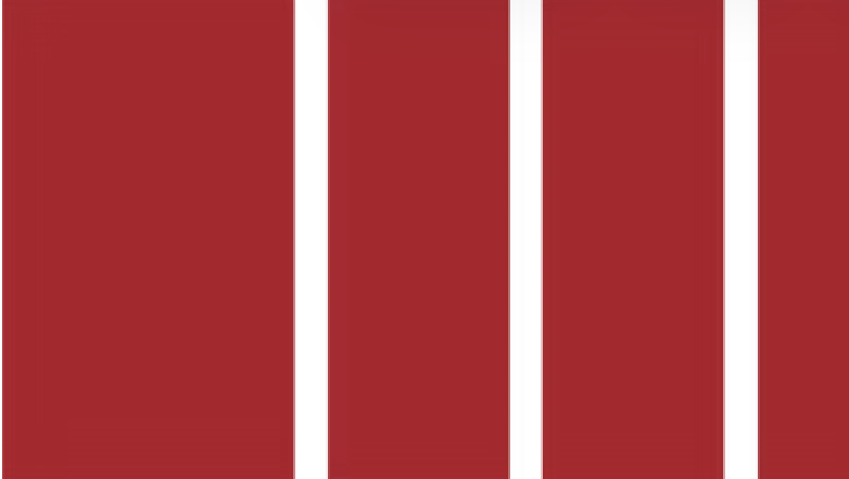 A close-up of a Kaizen Athletics Red and white striped logo