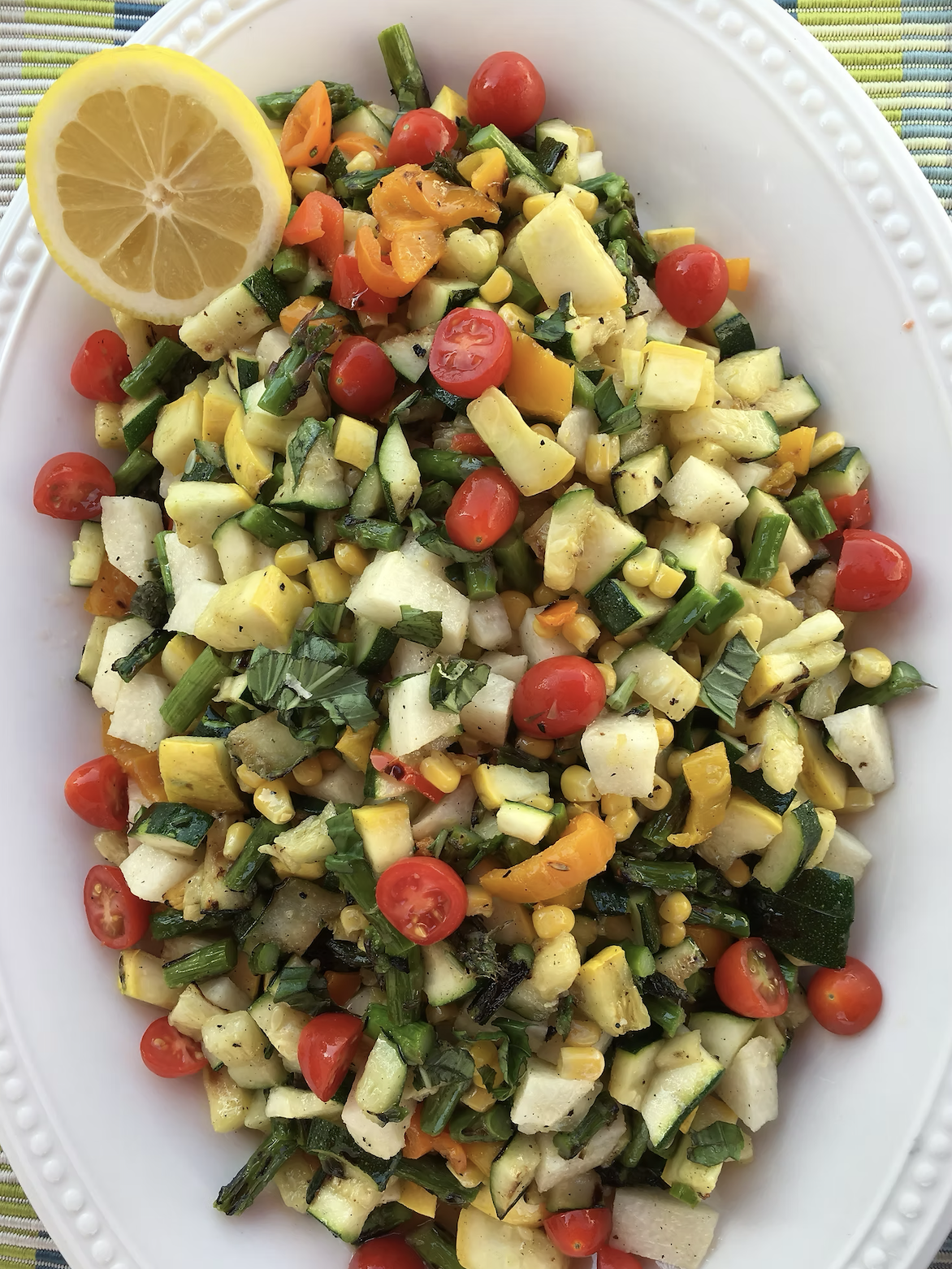 Lemon &amp; Basil Grilled Salad