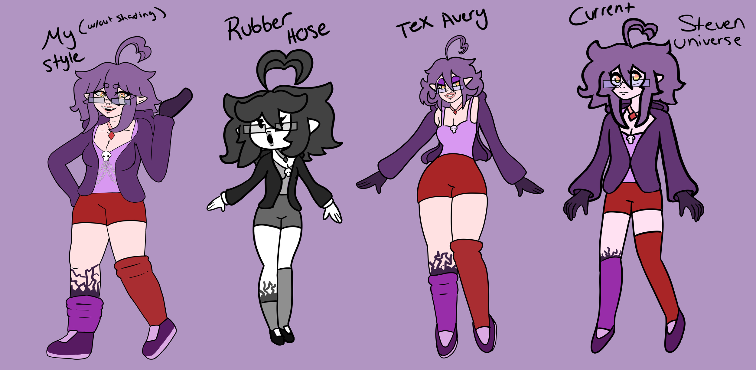 Homi character 4 styles through the ages.png