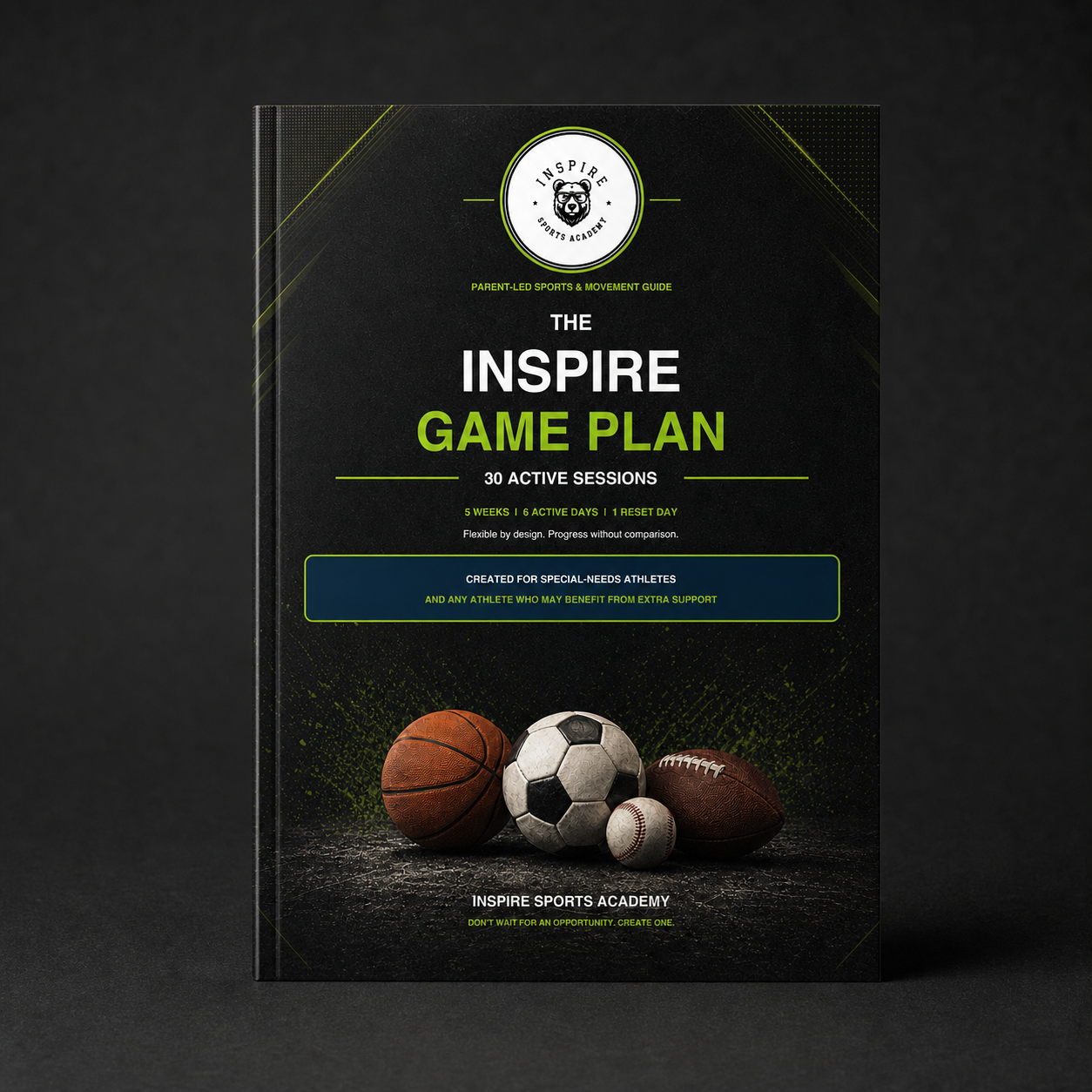 The Inspire Game Plan 30-session parent-led sports starter booklet