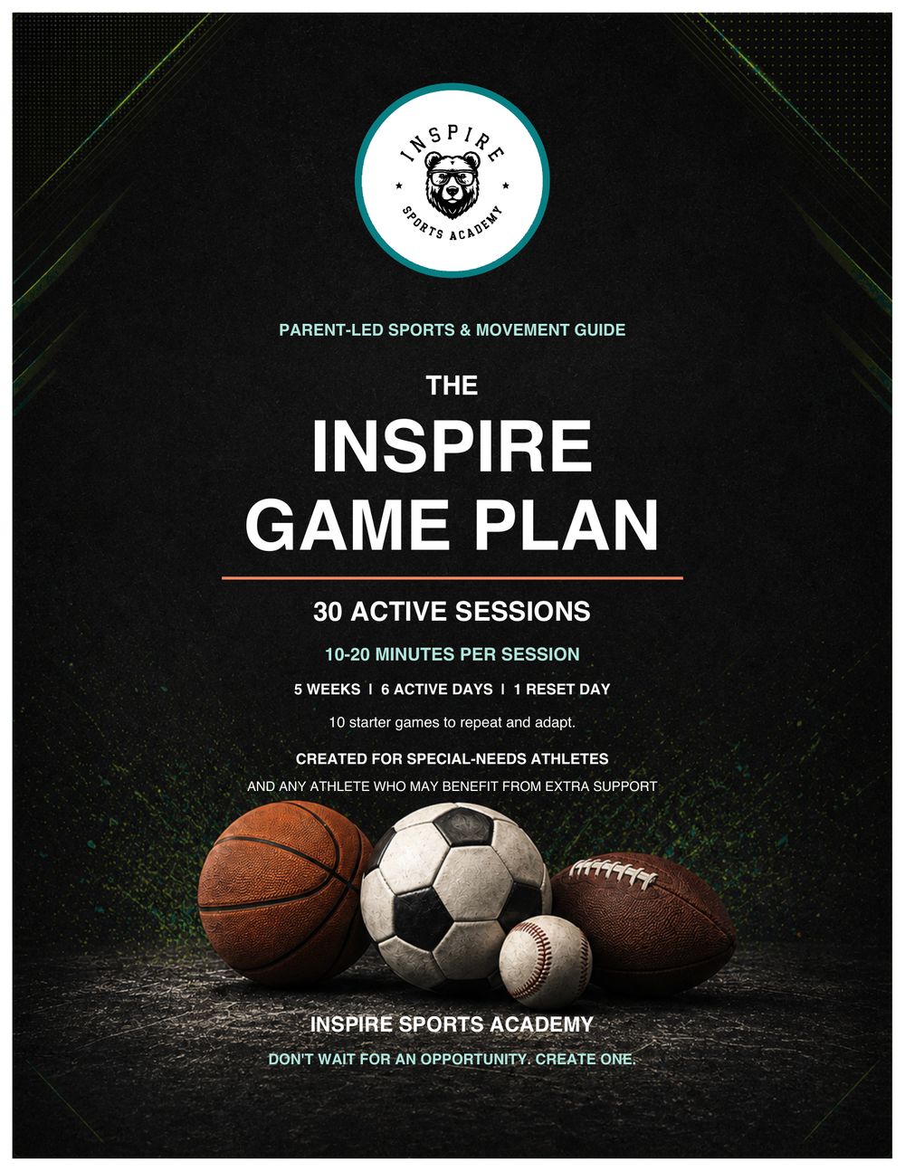 The Inspire Game Plan, Family Edition booklet cover