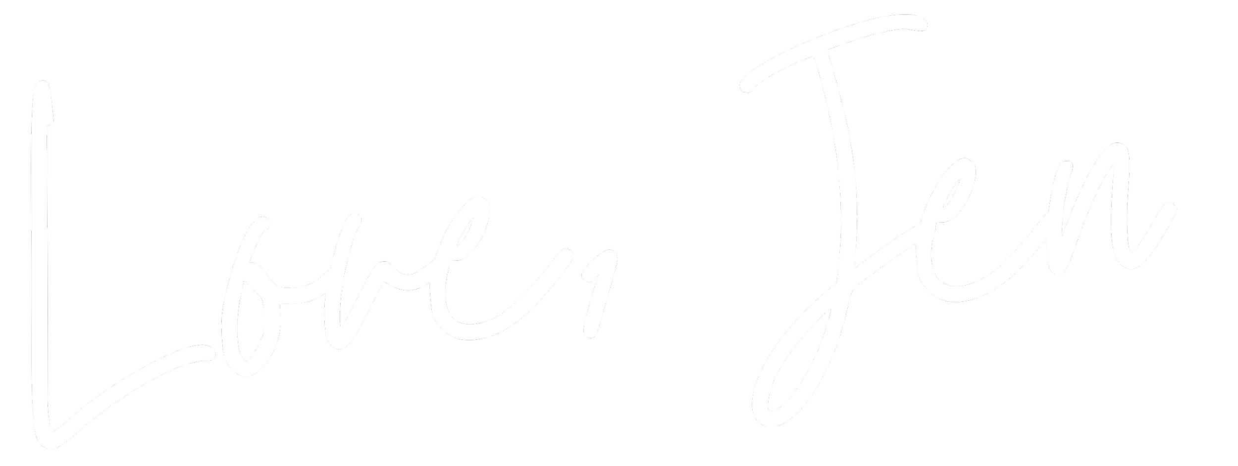 White cursive text reading 'Love You' on a black background.