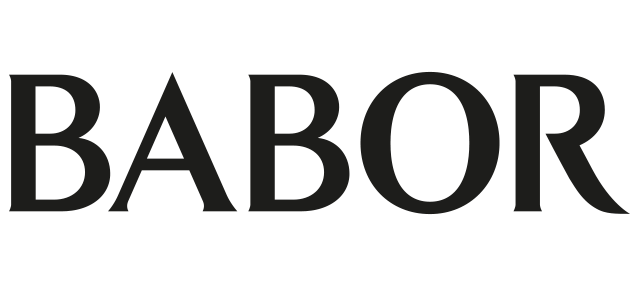 Black Babor logo on a white background.
