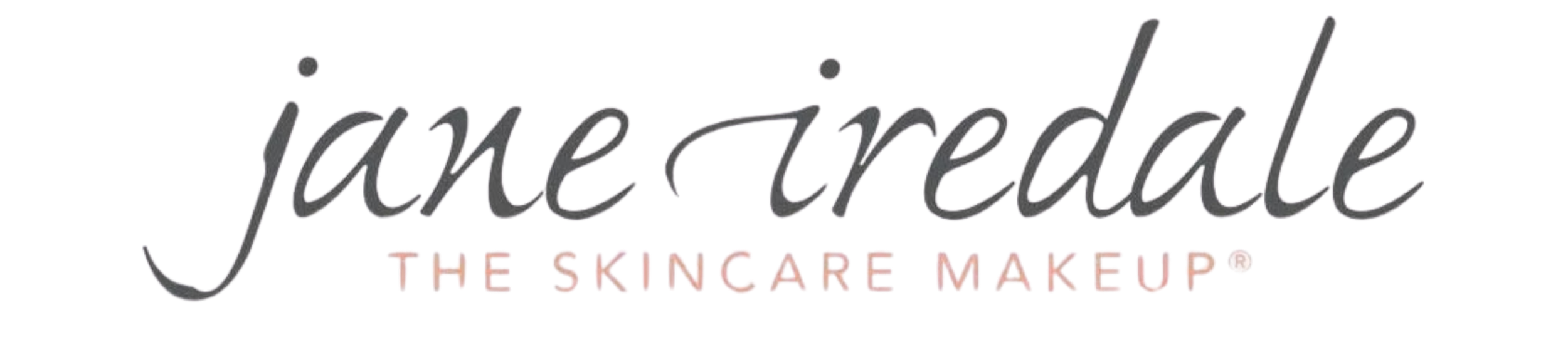 Jane Iredale The Skin Care Makeup logo in purple and pink text.