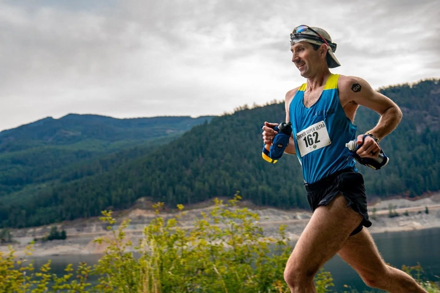 Runner at Ultra Fest 50 Mile ultramarathon aiming for a PR