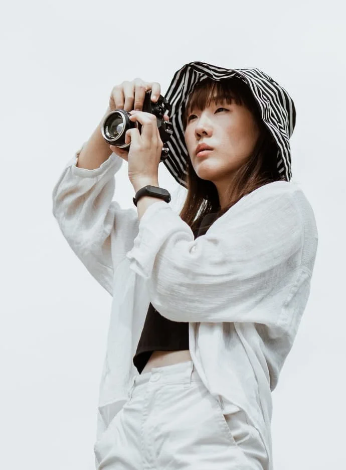 photographer with camera