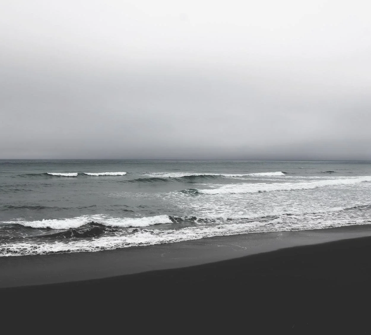 dark ocean waves