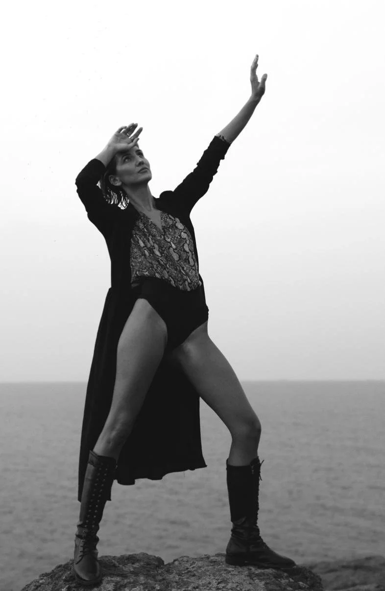 black and white model photography