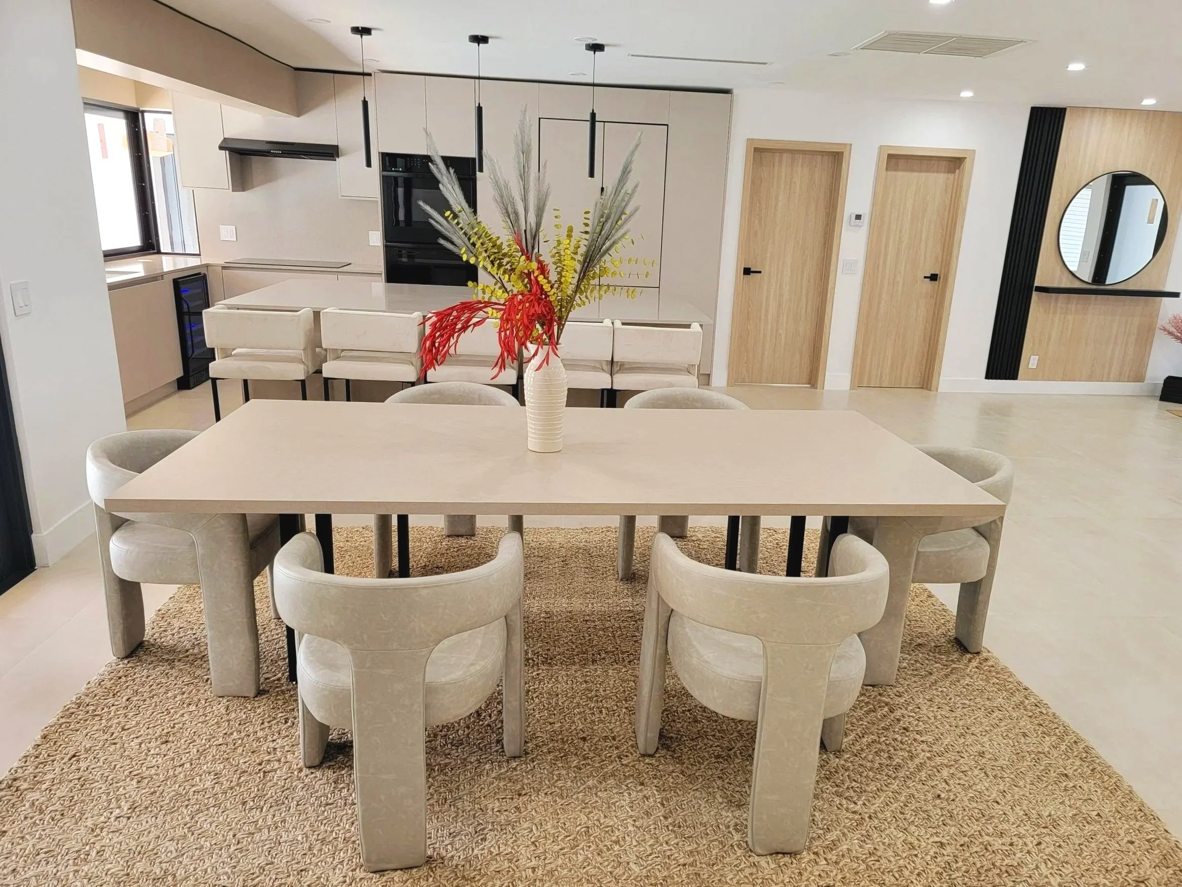 Modern Kitchen design for a single family pembroke pines home