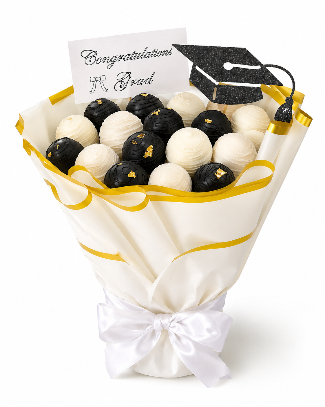 Chocolate-Covered Cakepop Bouquet