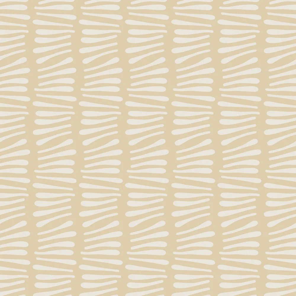 Pattern No 11d - Vertical stripes made of elongated and abstract stamens in horizontal lines in sucre on cafe. 