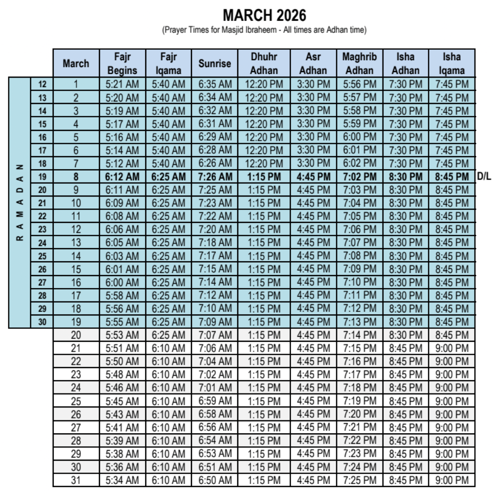 Includes Ramadan and Eid Al-Fitr! 