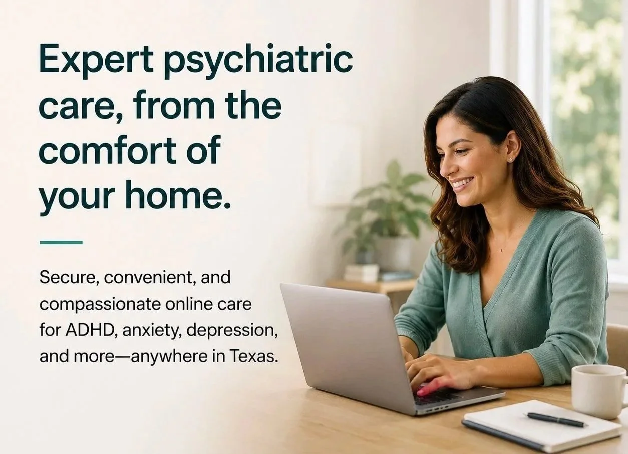 Online Psychiatric Services in Texas Telehealth