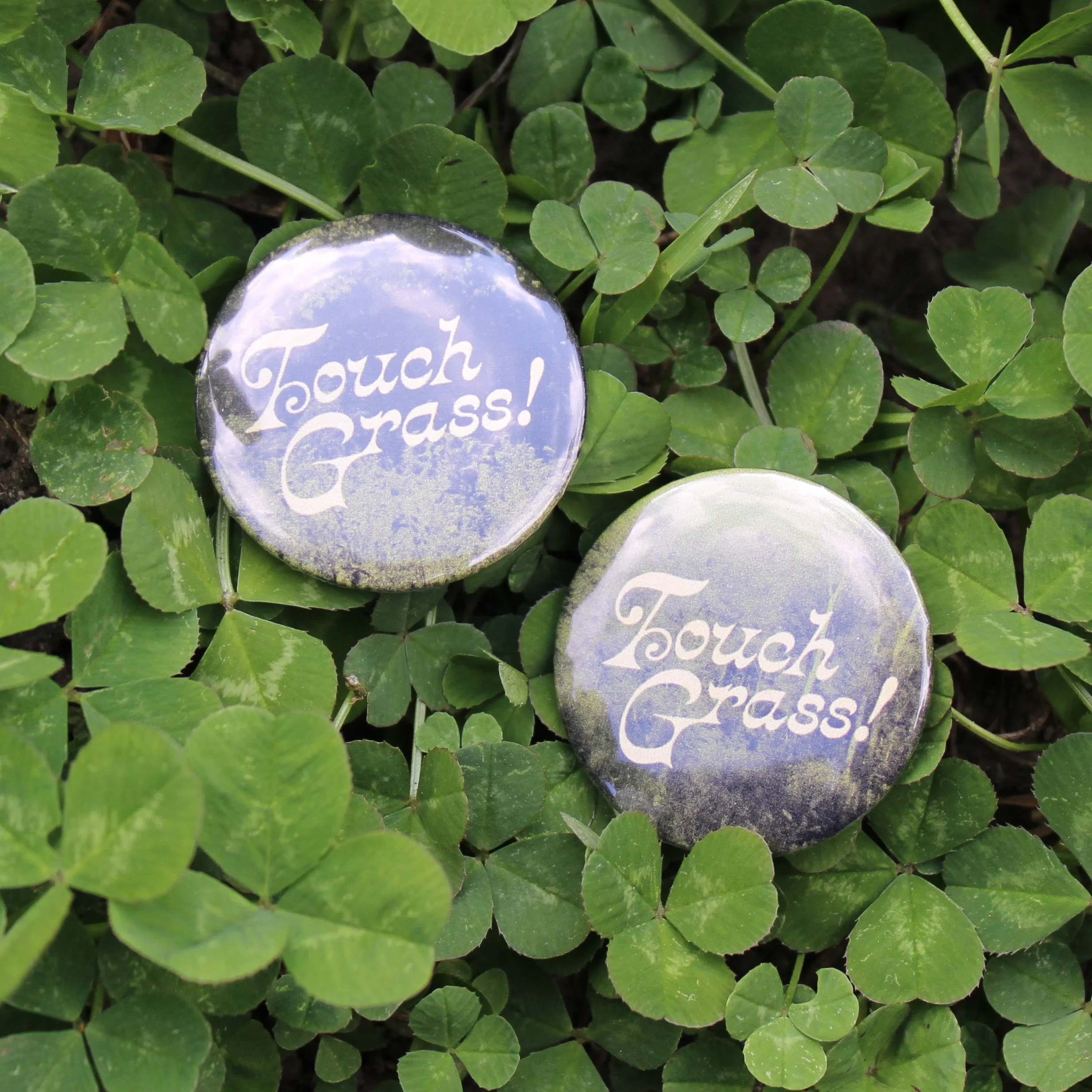 Touch Grass! Button