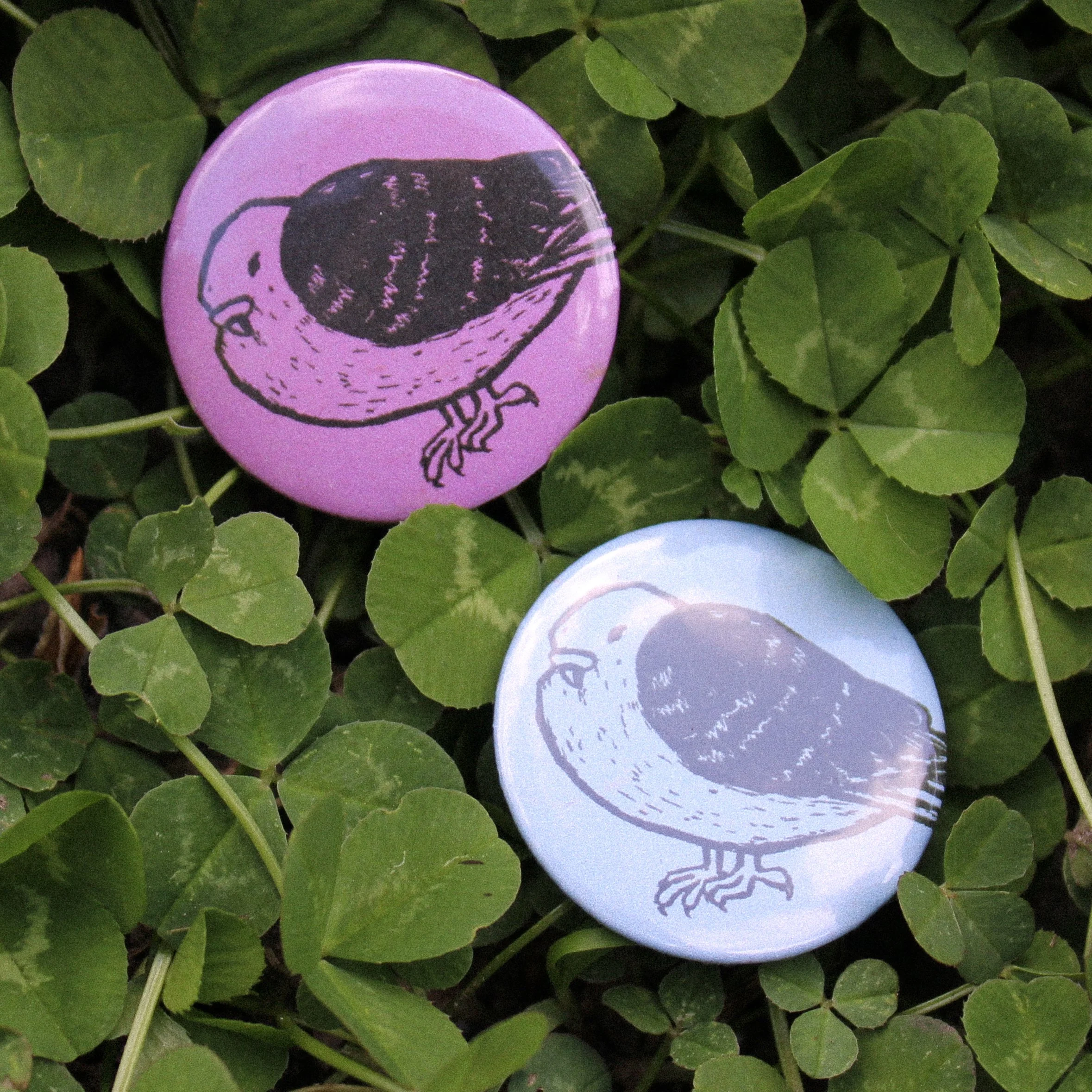 Fat Pigeon Button