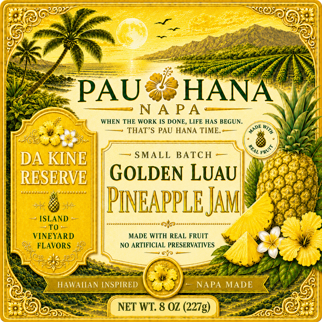 Golden Luau Pineapple Jam