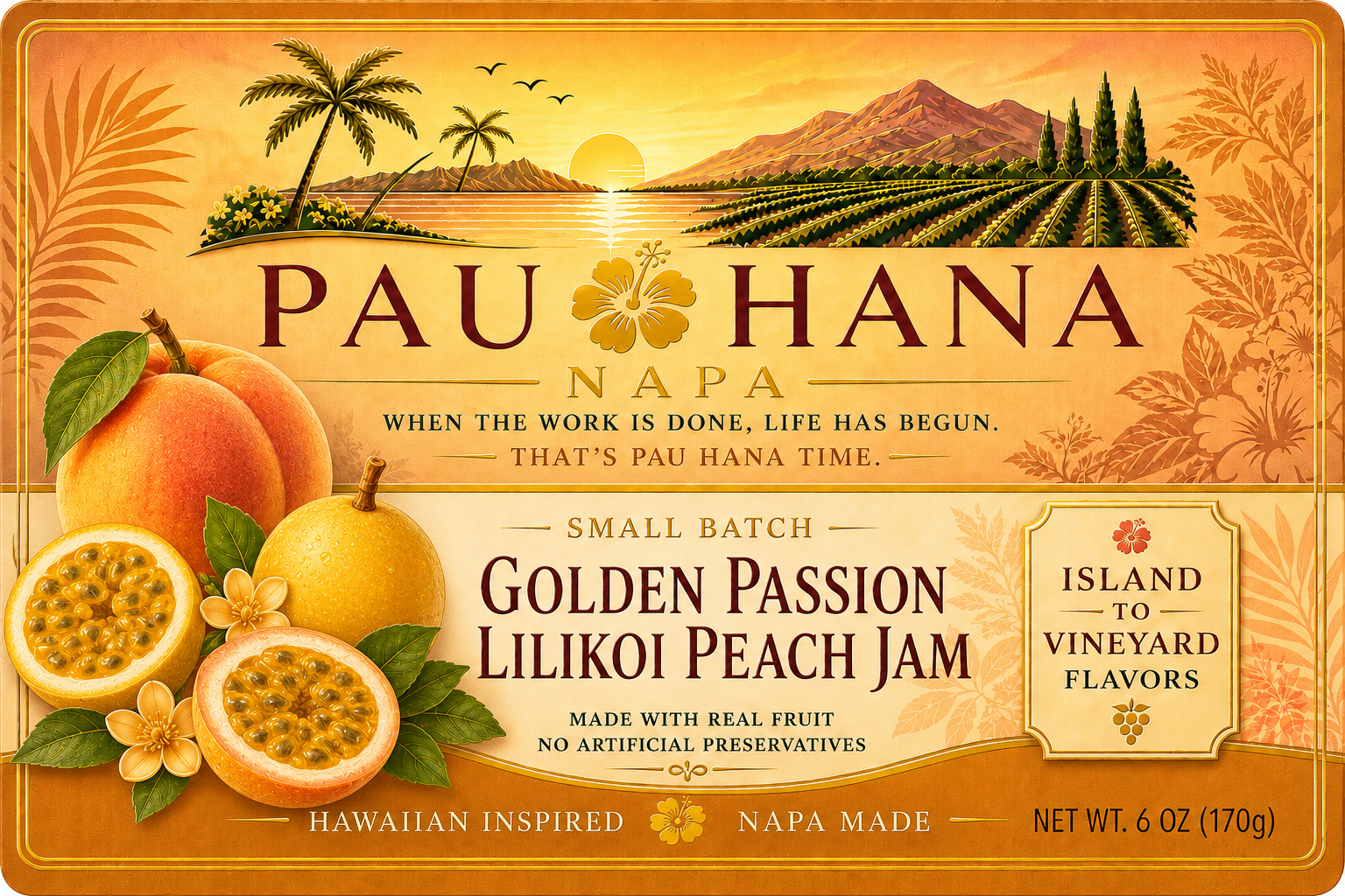 Golden Passion - Lilikoi Peach Jam