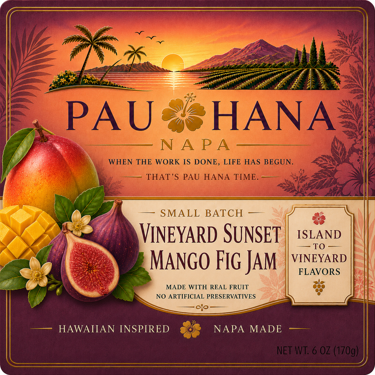 Vineyard Sunset - Mango Fig Jam