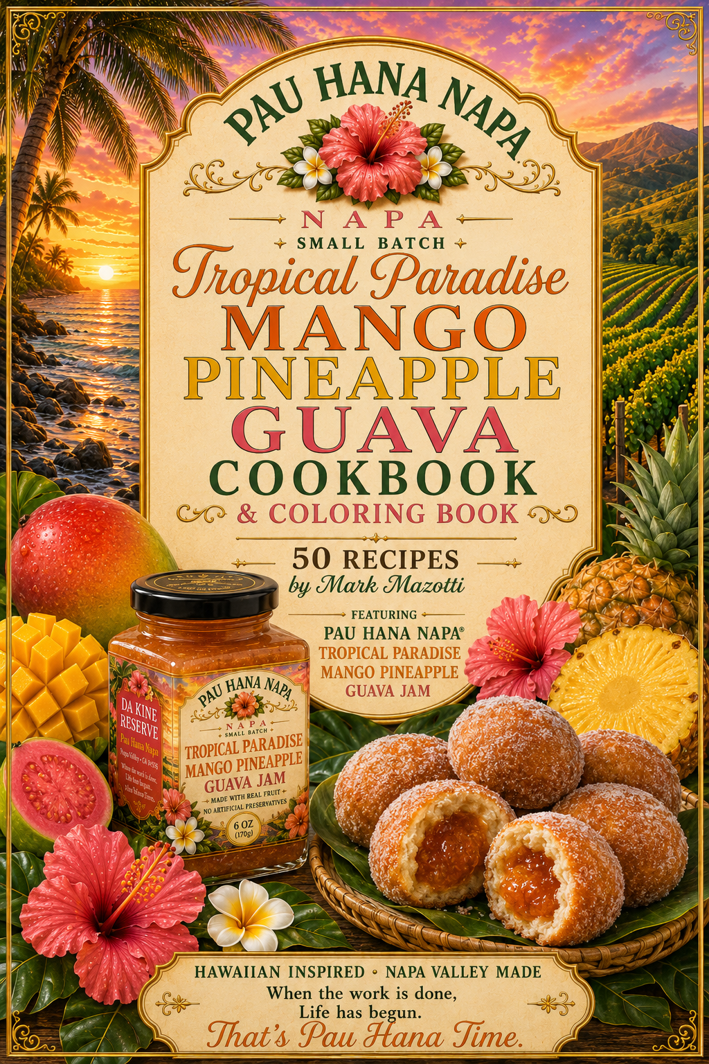 Tropical Paradise Mango Pineapple Guava Jam Cookbook
