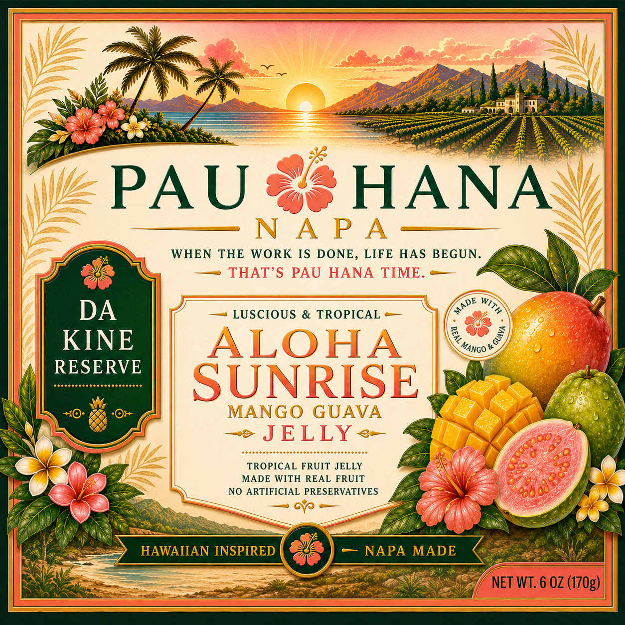 Aloha Sunrise Mango Guava Jelly