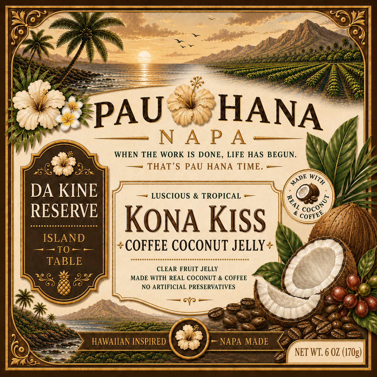 Kona Kiss Coffee & Coconut Jelly