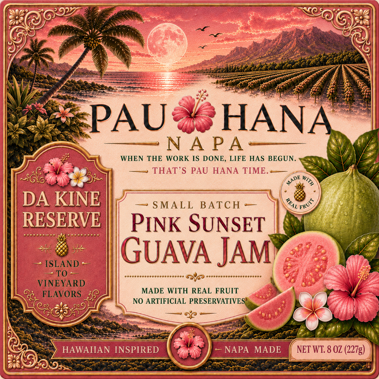 Pink Sunset Guava Jam