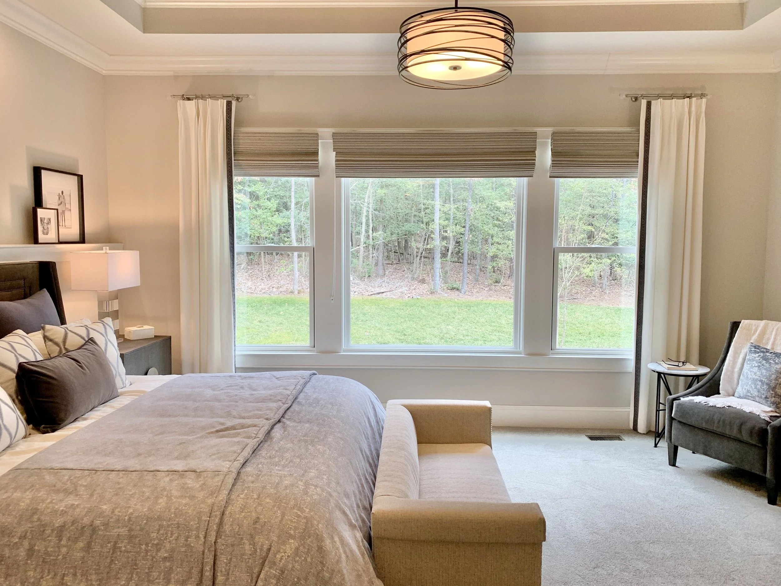 Primary Bedroom Custom Woven Shades by A Shade Above in Mechanicsville, VA.jpg
