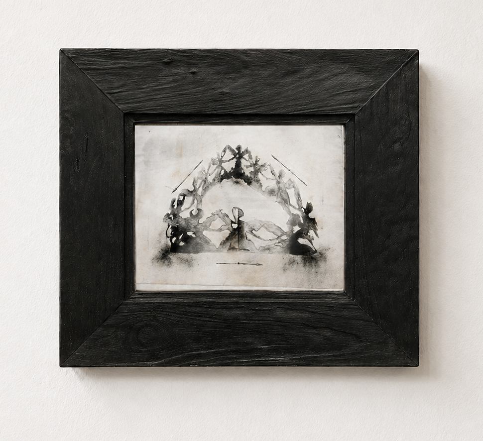 Lovers Logic
14 x 18
Ink and soot on linen