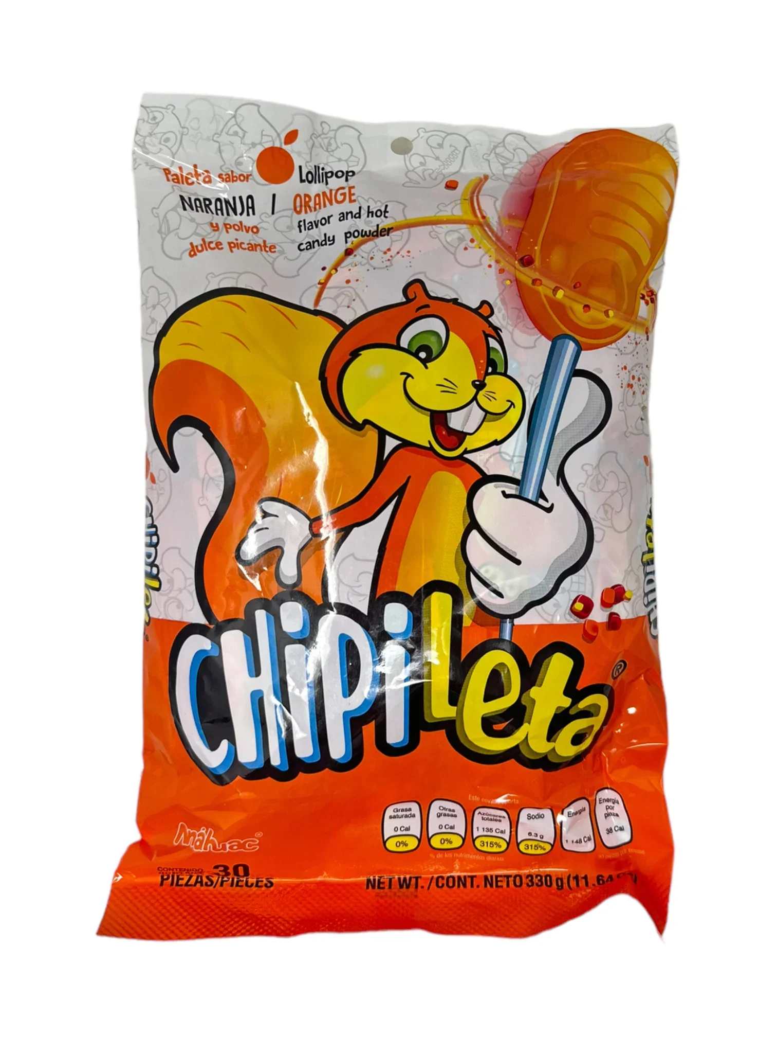 Chipileta Paleta Naranja