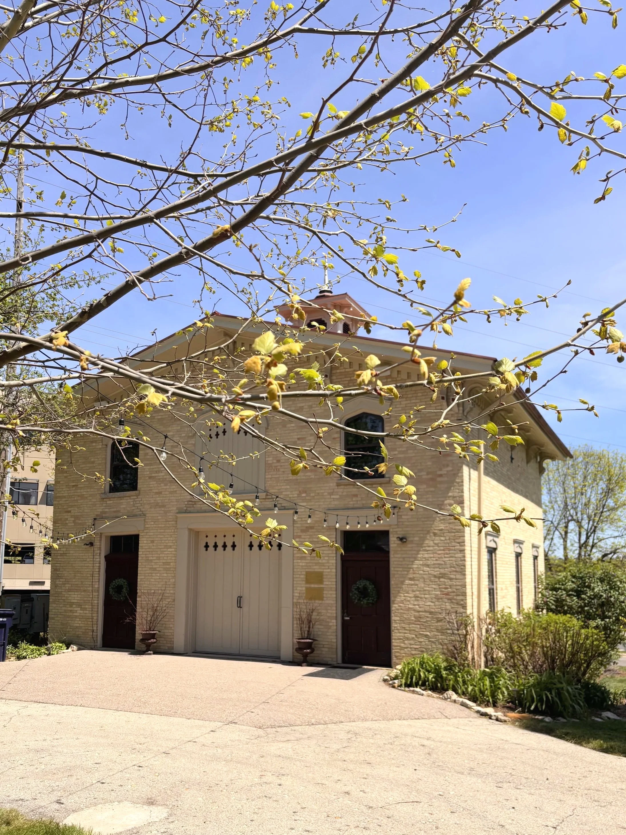 1857 Carriage House adjacent to Tallman House.