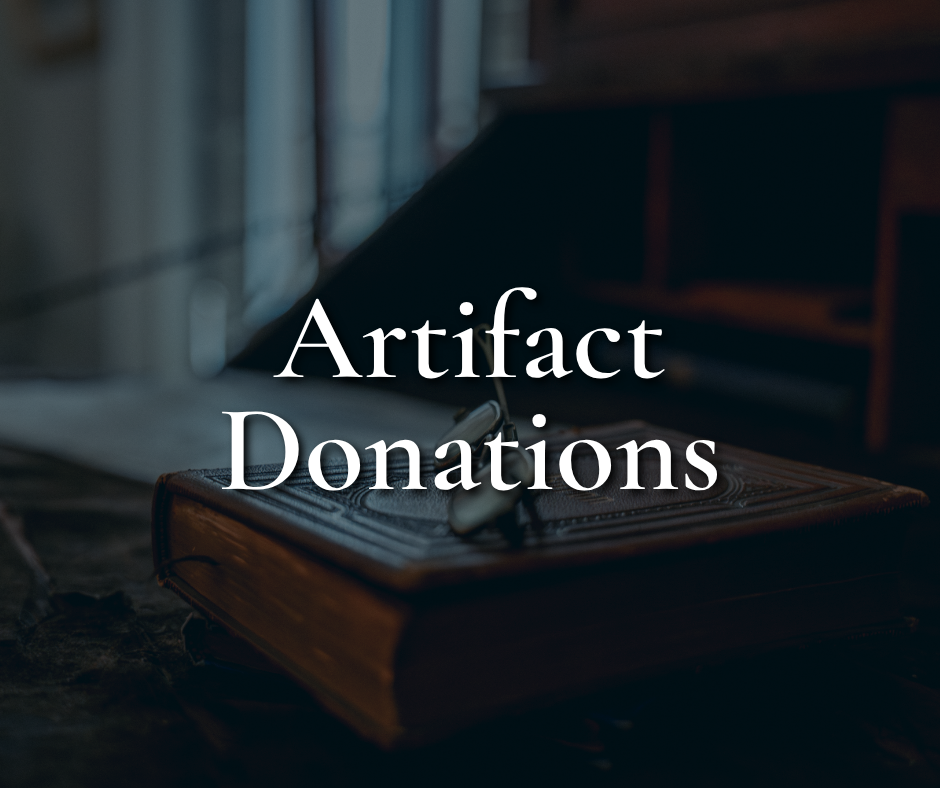 Artifact Donations