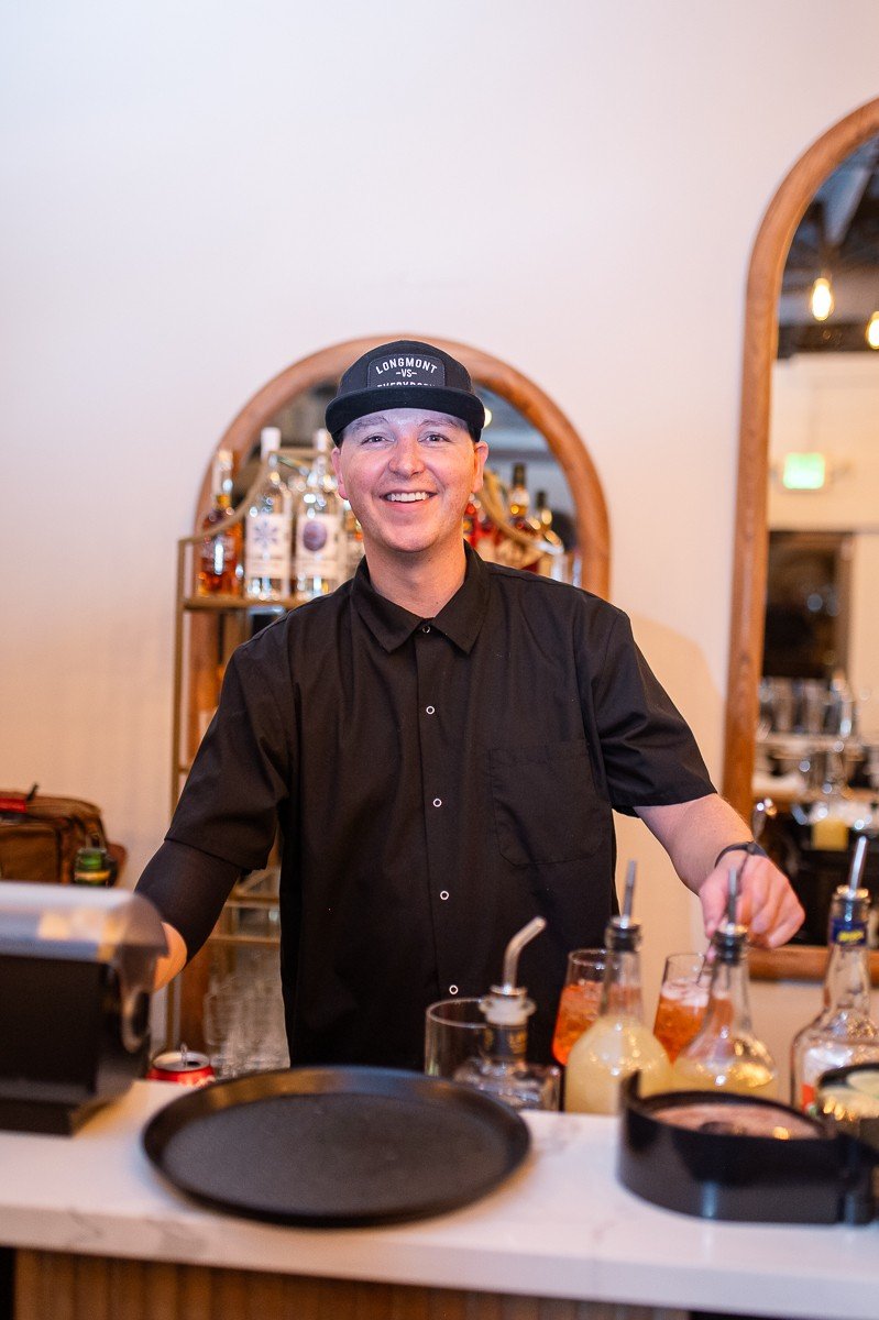 Stuart working corporate event