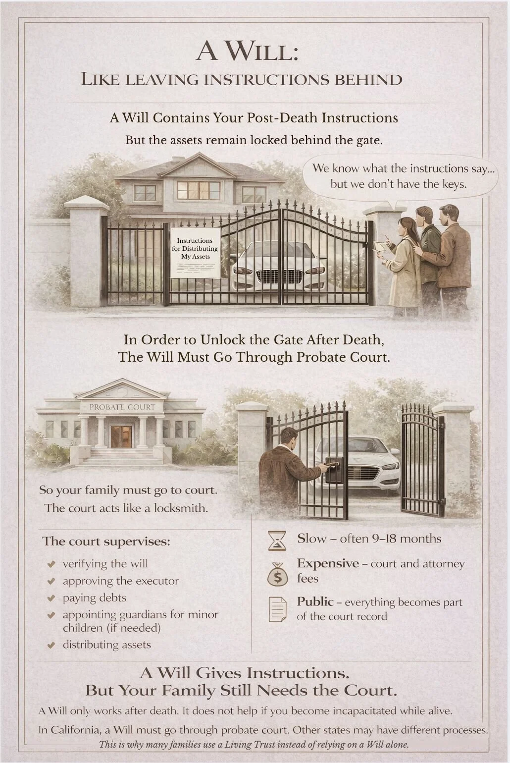 The Misconception of What a Will Actually Does