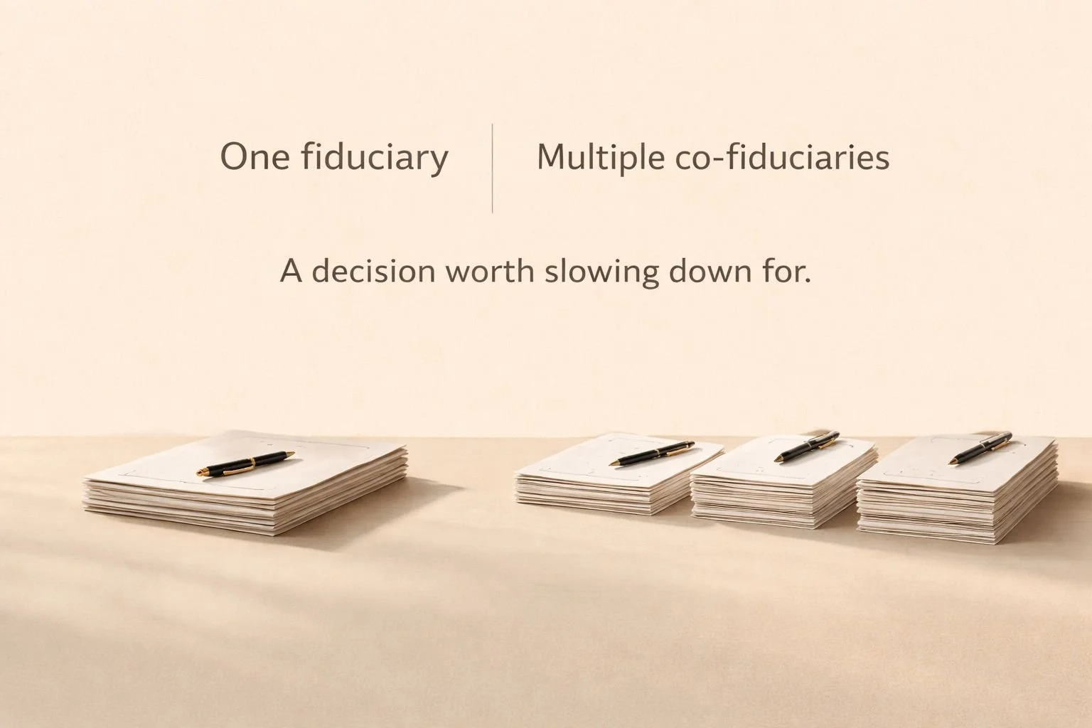 Choosing Who (and How Many) Will Handle Your Estate 